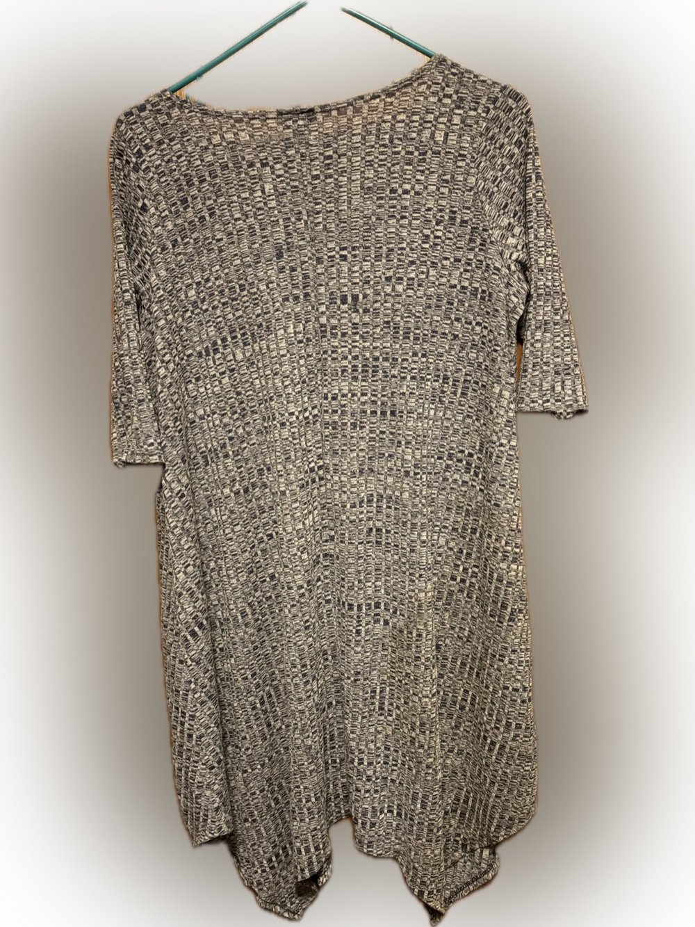 Women's Marled Knit 3/4 Sleeve  Dress